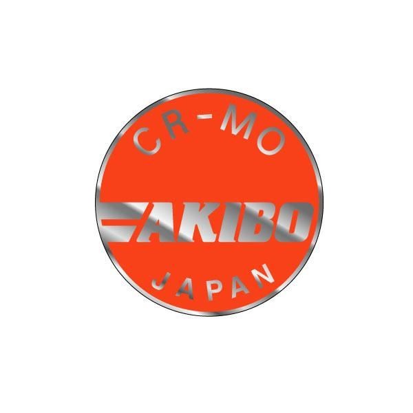 AKIBO - CR-MO orange BAR decal - old school bmx