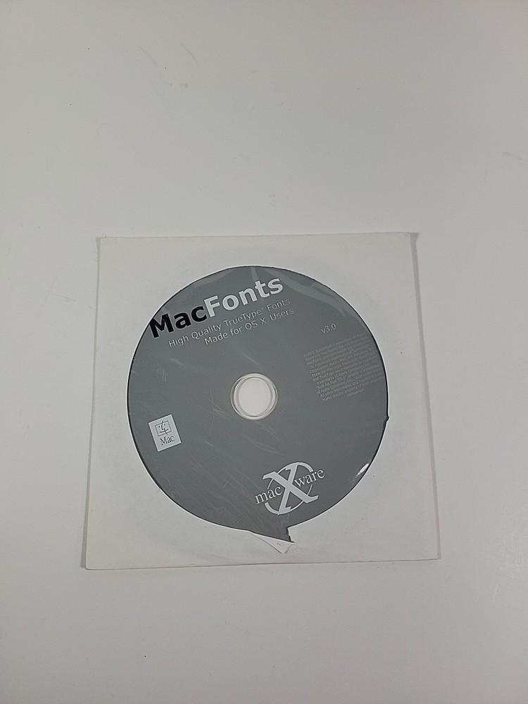 MacFonts by Macware Platform : Mac OS X