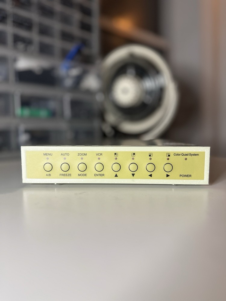 Color Quad System CCTV Splitter Unbranded - Untested, No Cables