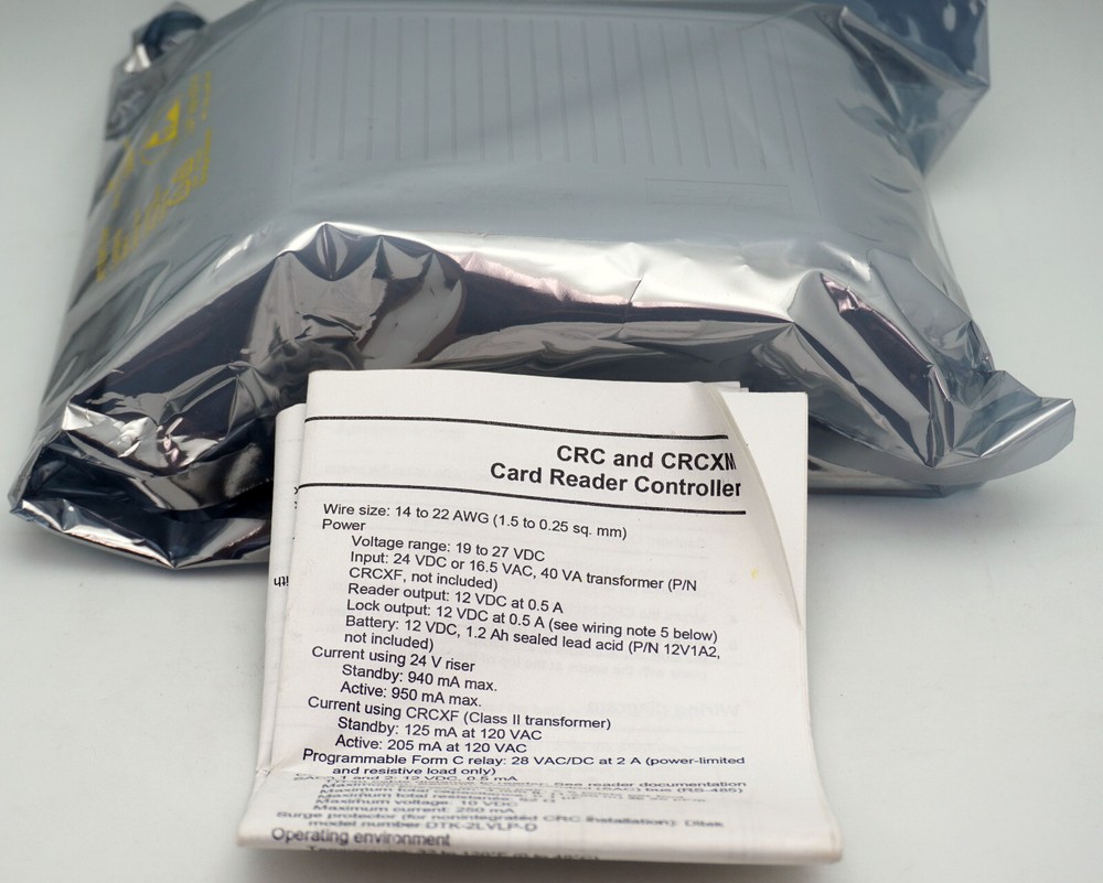 New Edwards EST CRC Card Reader Controller