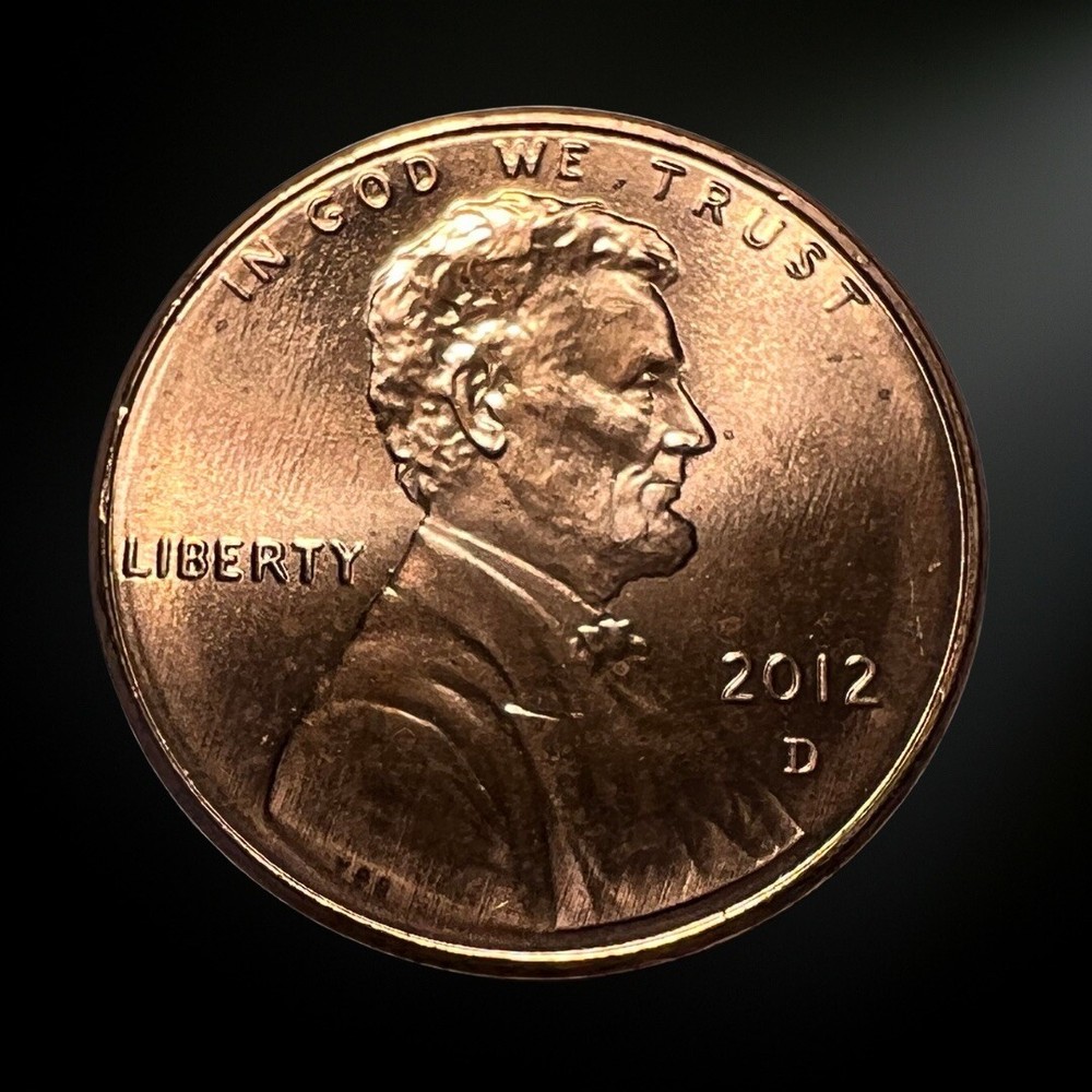 2012 D Denver Lincoln Shield Cent Brilliant Uncirculated (BU)