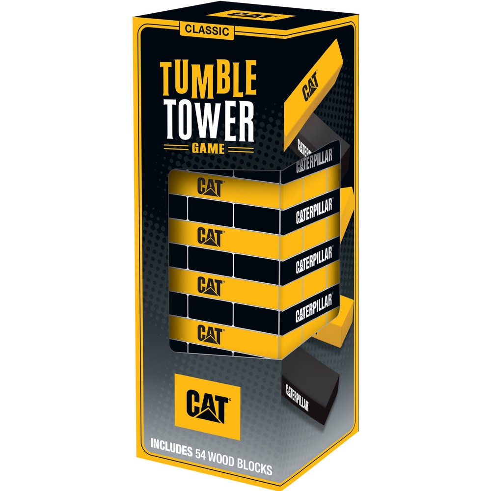 MasterPieces - CAT - Officially Licensed Caterpillar Tumble Tower Game