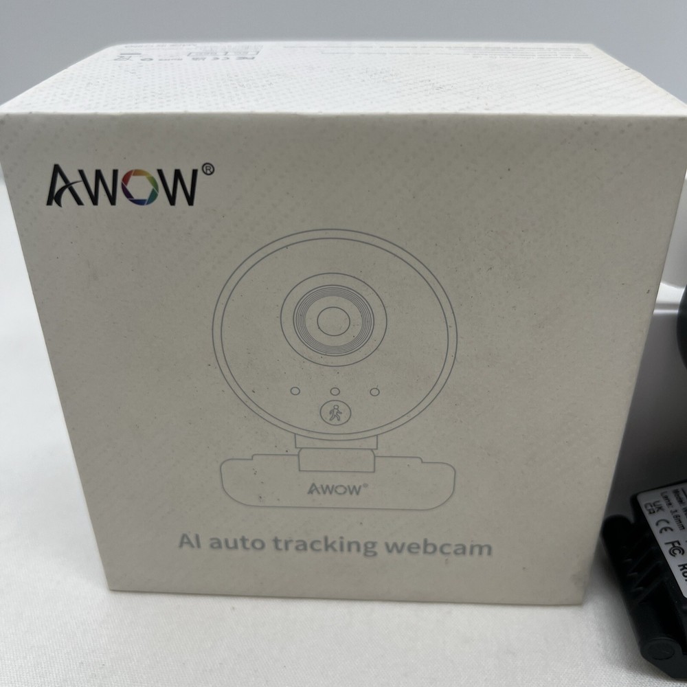 Awow AI auto tracking WebCam open box model W66/B 1080 P