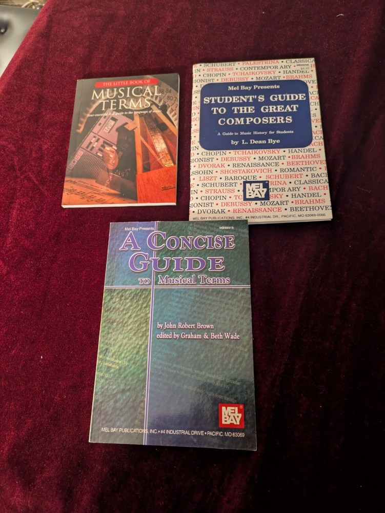 Three Concise Guides for Music Students