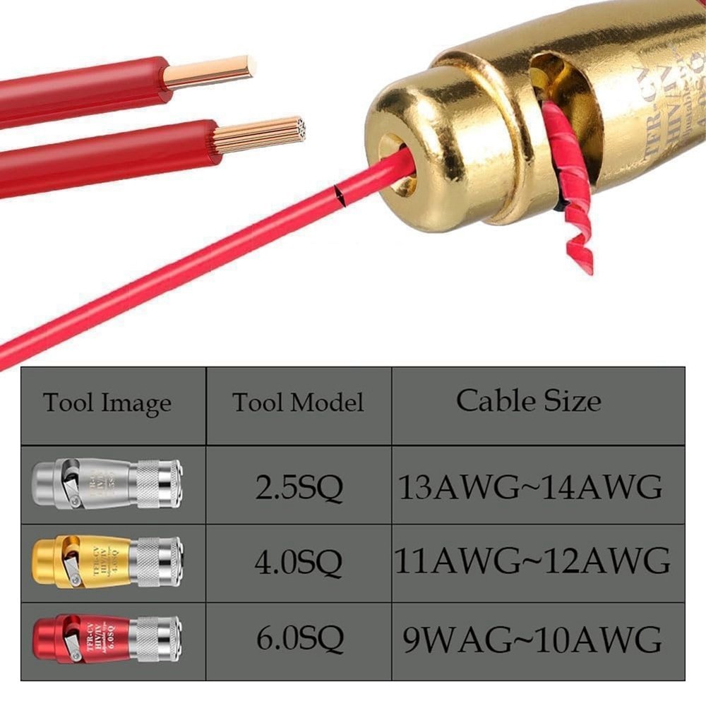 Wire Stripper for Drill,Wire Stripping and Twisting Tool,Quickly Drill Wire7826