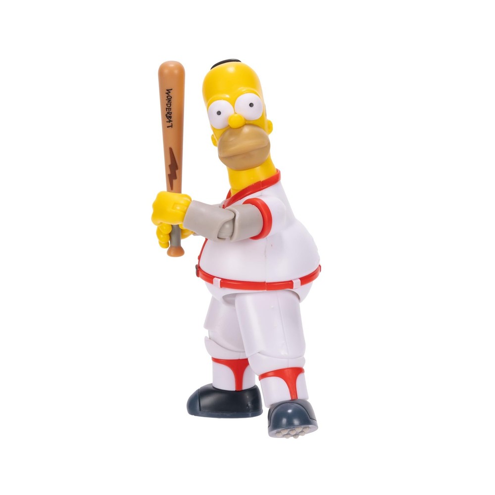 The Simpsons 5" Action Figure Baseball Homer with 5 polegadas,