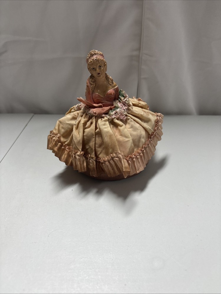 vintage half doll pin cushion
