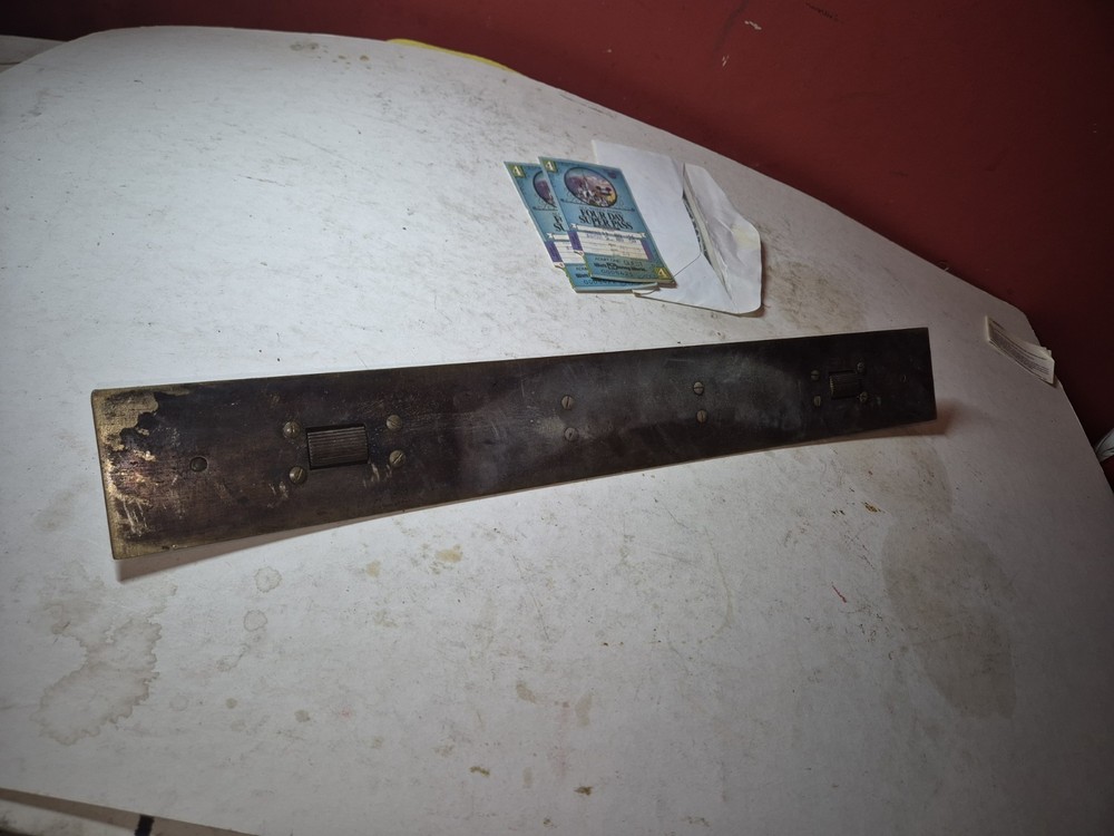 ANTIQUE BRASS / BRONZE ROLLING PARALLEL RULER
