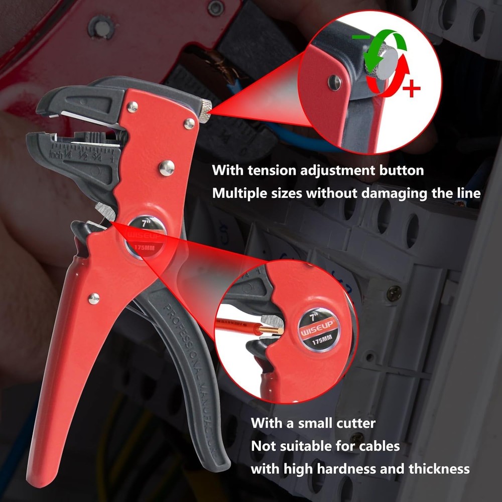 Automatic Quickstrip Wire Stripper and Cutter, Professional Quick Strip Wire Str