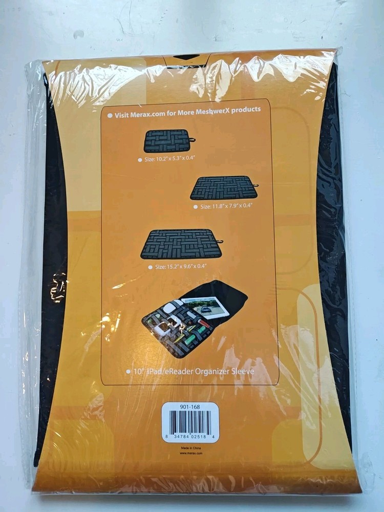 MeshWerX Multipurpose 14" Tablet/Notebook Organizer Sleeve