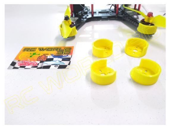 QUADCOPTER BRUSHLESS MOTOR MOUNT/BASE PROTECTOR 4PCS 3D PRINTED PLA HI-PRO