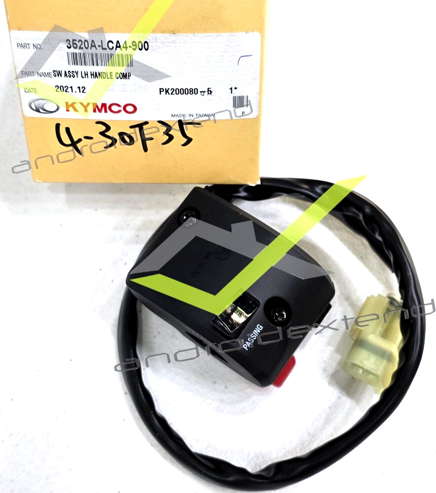 KYMCO MXU50/150 LEFT SWITCH HANDLE 3520A-LCA4-900