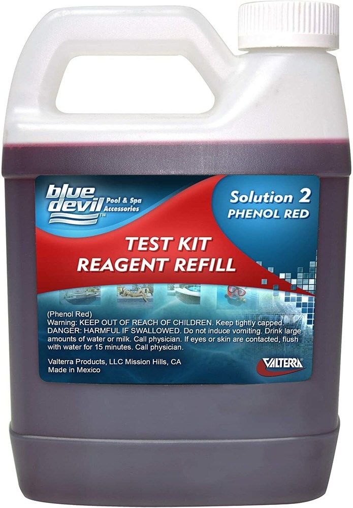 Blue Devil B7514 #2 Phenol Red (5-Way), Quart - 32oz Bottle