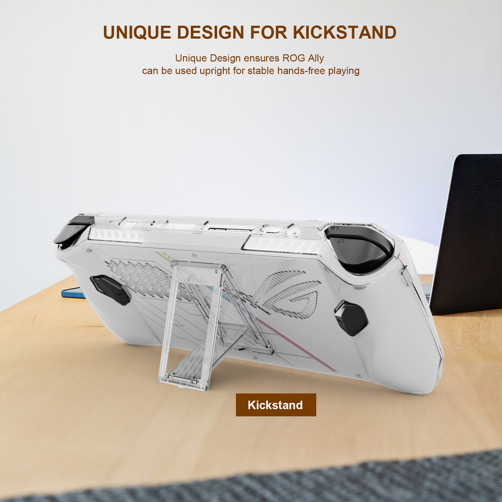 Crystal Clear Case Protective Case Cover for ROG Ally Game Console