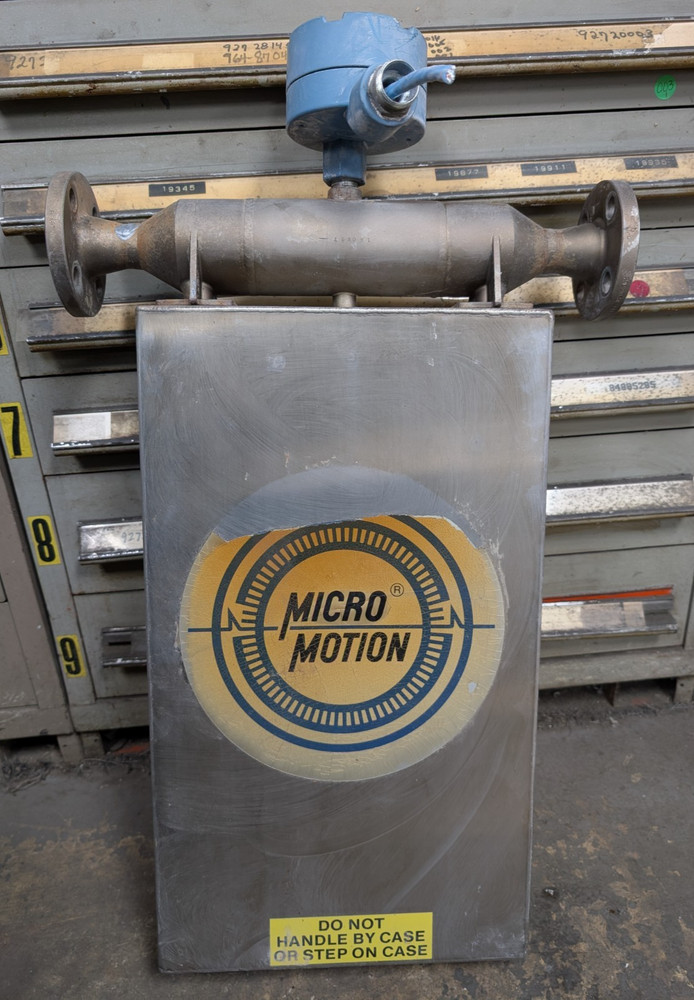 🤪 EMERSON MICRO MOTION MASS FLOW SENSOR DS100S128SU W/ COVER