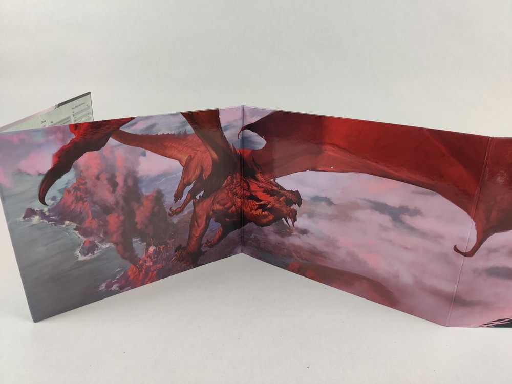 Dungeons & Dragons 2017 Fold-Out Board Rulebook and Instructions Guide