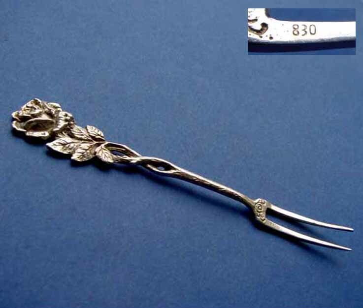 Serving Fork, Rose, 830 Silver C57