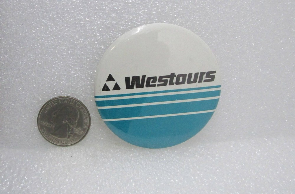 Westours Advertising Button Pin