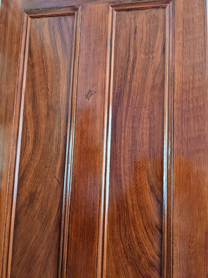 Antique Four-Panel Wood Door