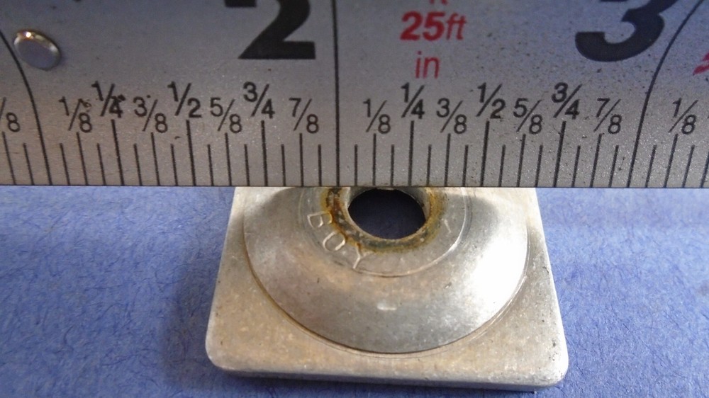 Stud Boy Aluminum Stud Backers 5/16" Hole for 1/4"-20 Stud Threads (13 Pieces)
