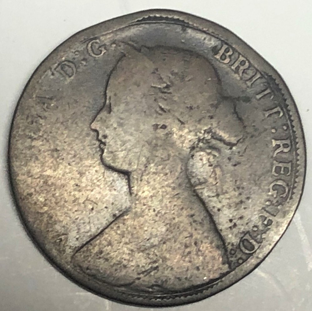 # C1811 GREAT BRITAIN COIN, HALF PENNY 1862