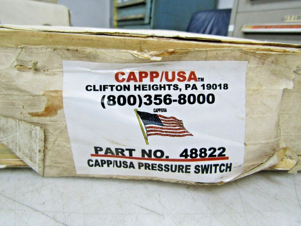 💥CAPP/USA 48822 PRESSURE CONTROL SWITCH