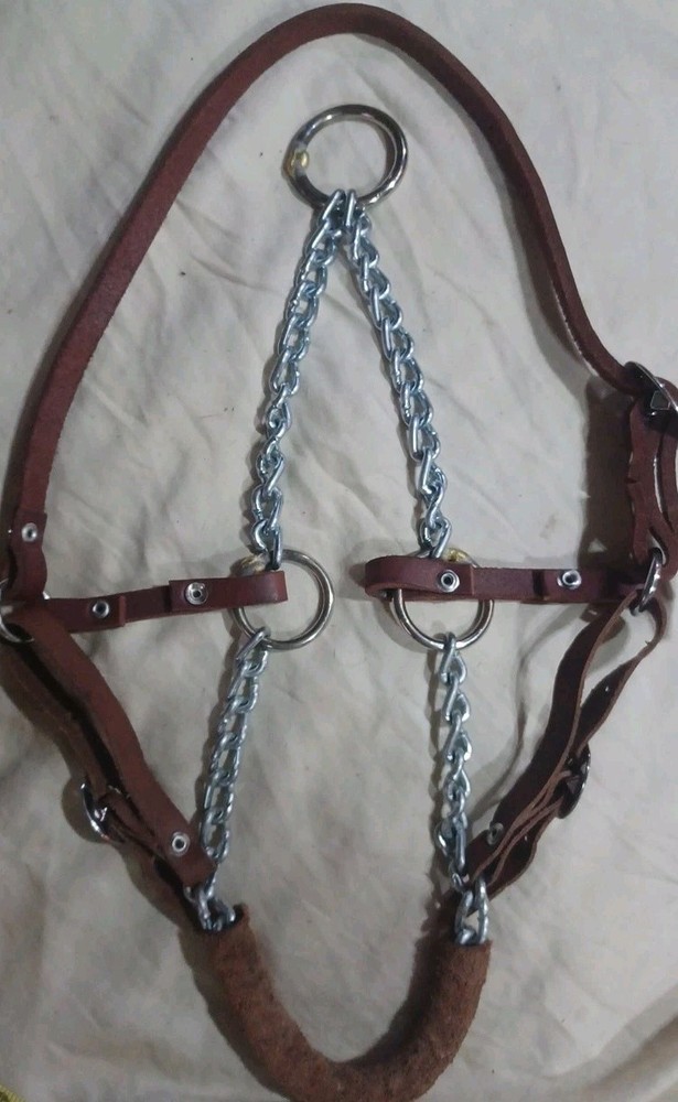 Natural Leather Halter