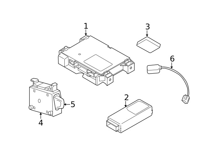 Genuine Volvo Mobile Phone Control Module 36011532