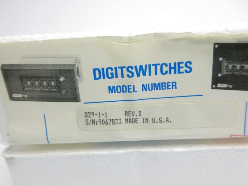 CINCINNATI ELECTROSYSTEMS 829-1-1 REV. D NSMP