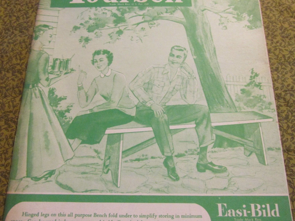Easi-Bild Build It Yourself PATTERN COMPLETE NO. Store easy Lawn Bench