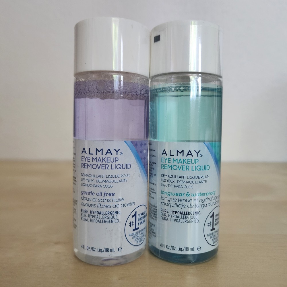 (2) Almay Eye Makeup Remover Liquid 4oz