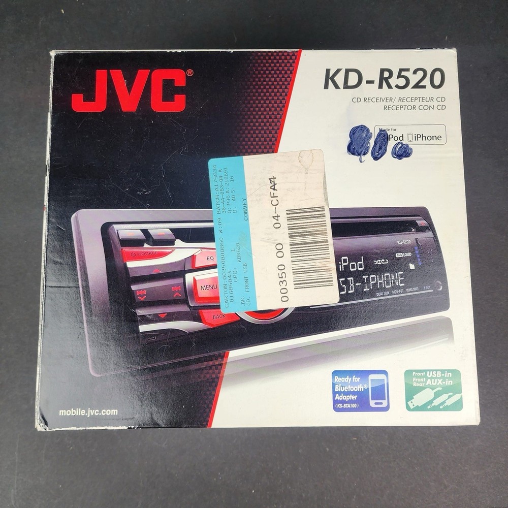 JVC KD-R520 CD Receiver