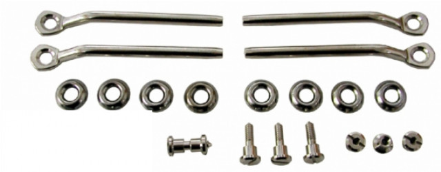 1959-1967 Corvette Sun Visors Mounting Hardware Kit