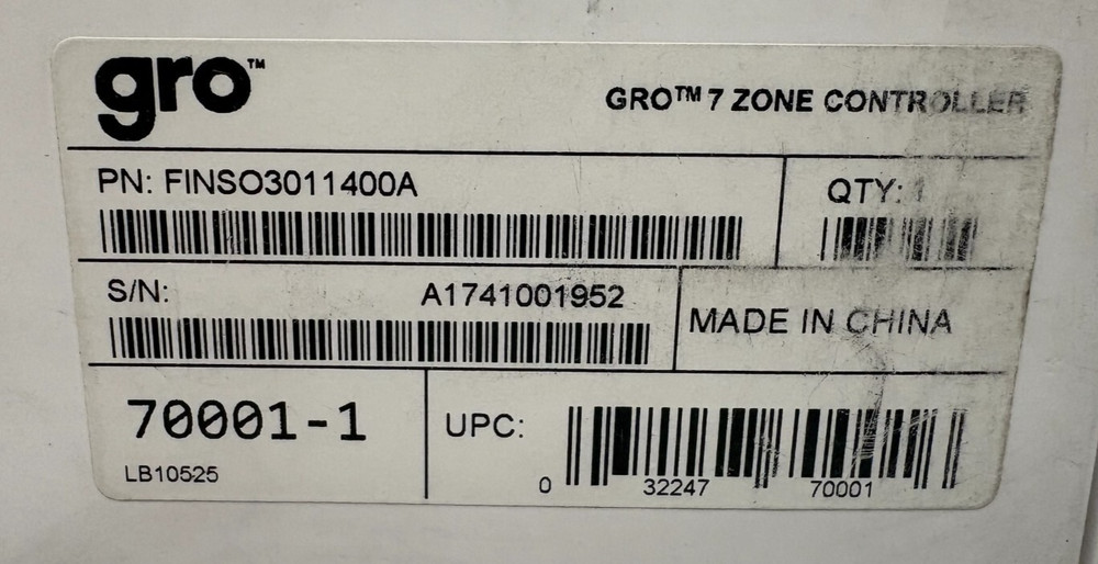 Scotts Gro Controls In-ground Irrigation 7 Zone Controller Command Hub