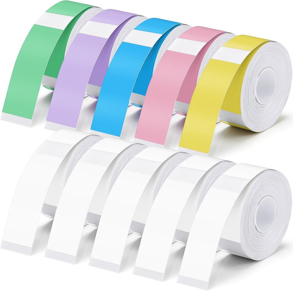 1600 Pcs Label Tapes Compatible with D30 Label Printer Maker Laminated Labeling