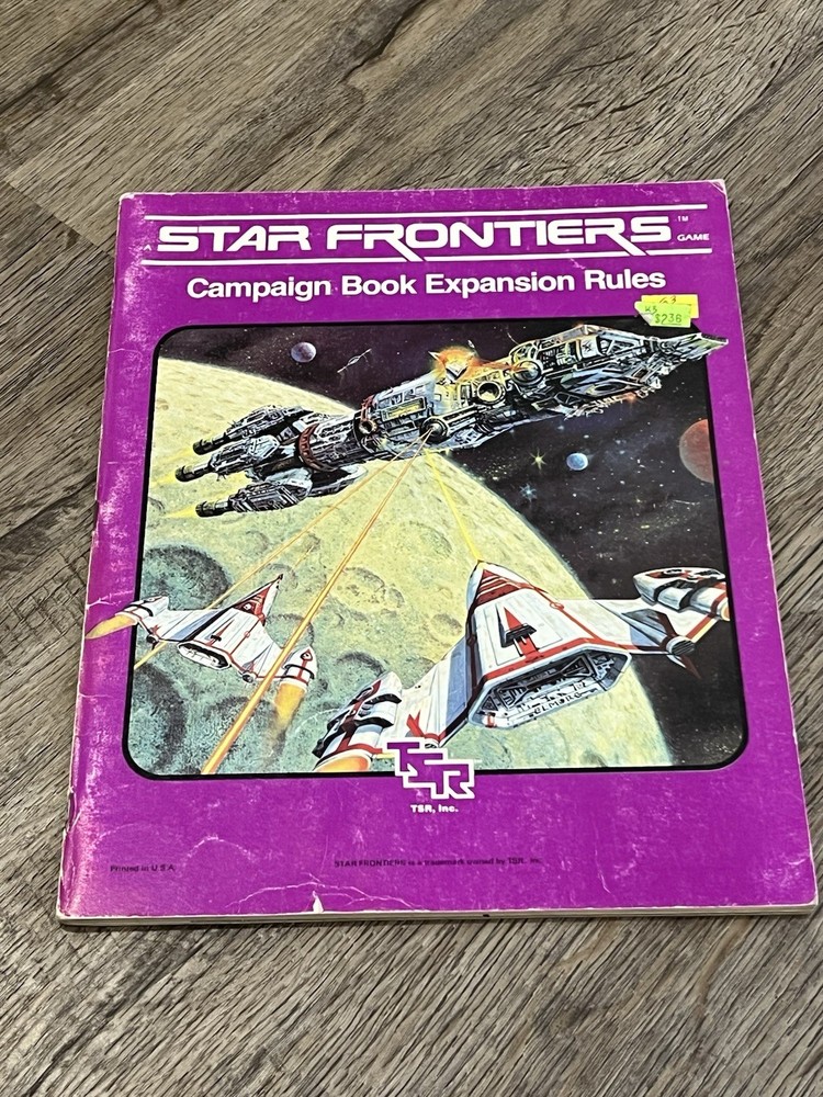 TSR Star Frontiers Campaign Book Expansion Rules 1983 Rule Book