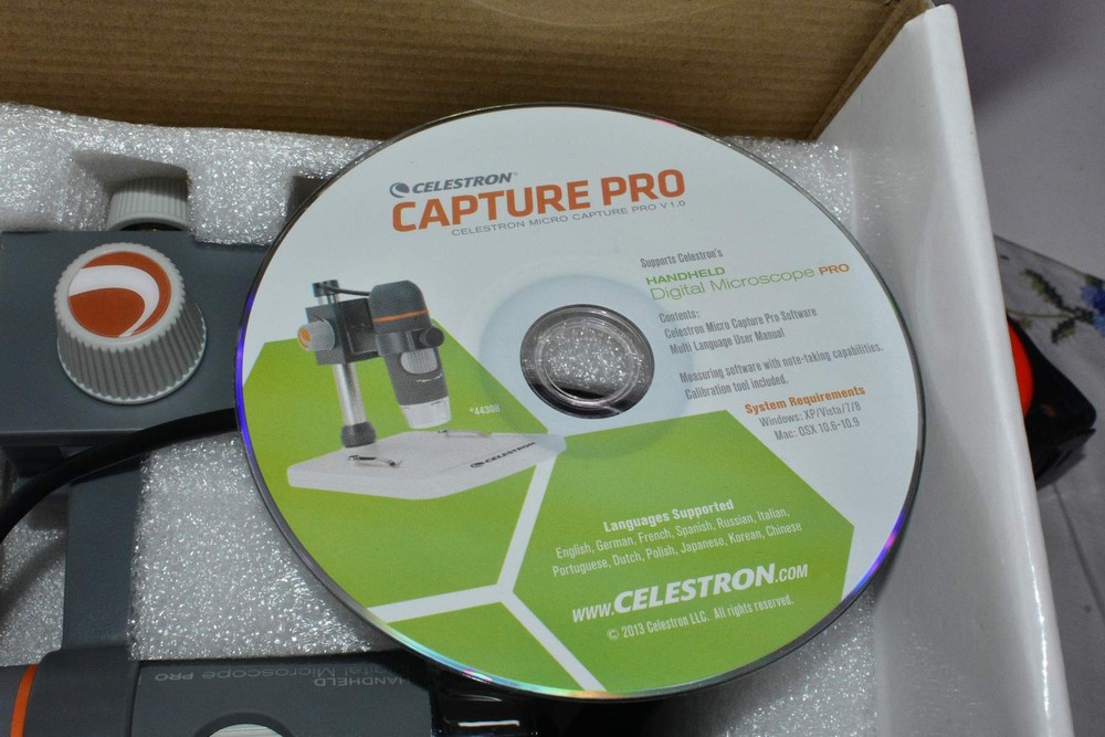 Celestron Handheld Digital Microscope Pro - New Open Box