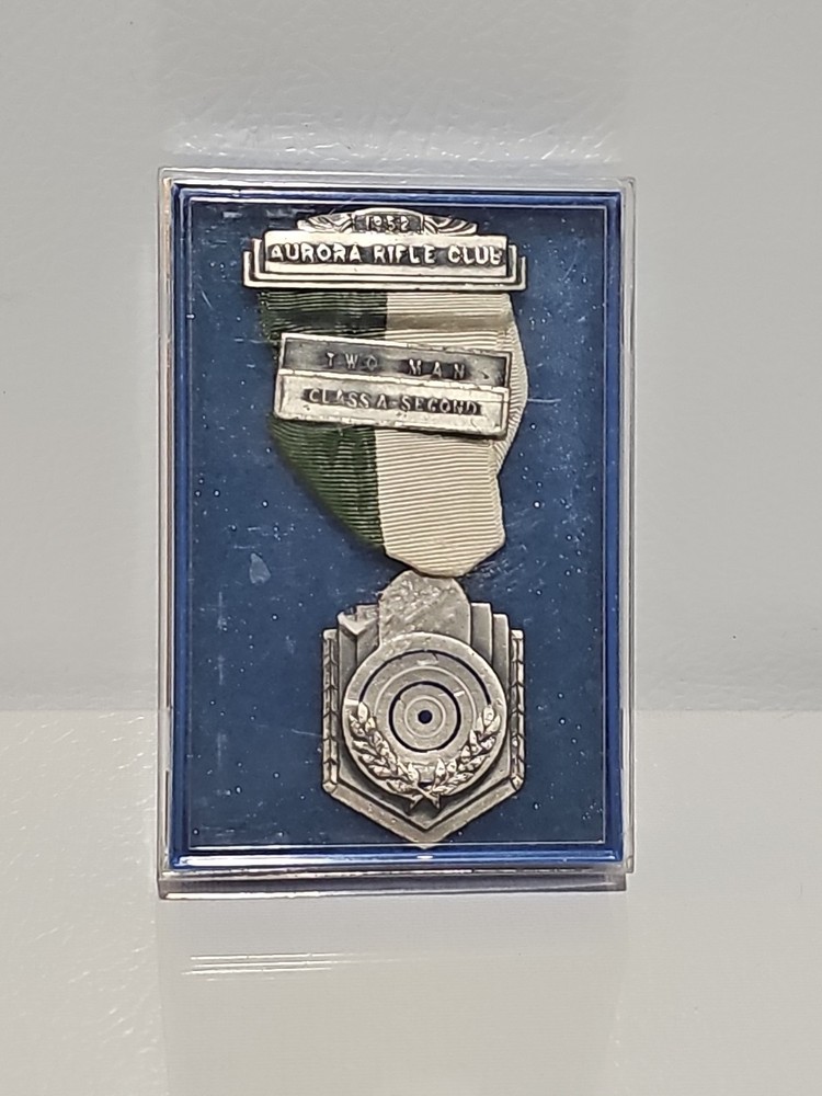 1950s 2nd Place Shooting Medal
