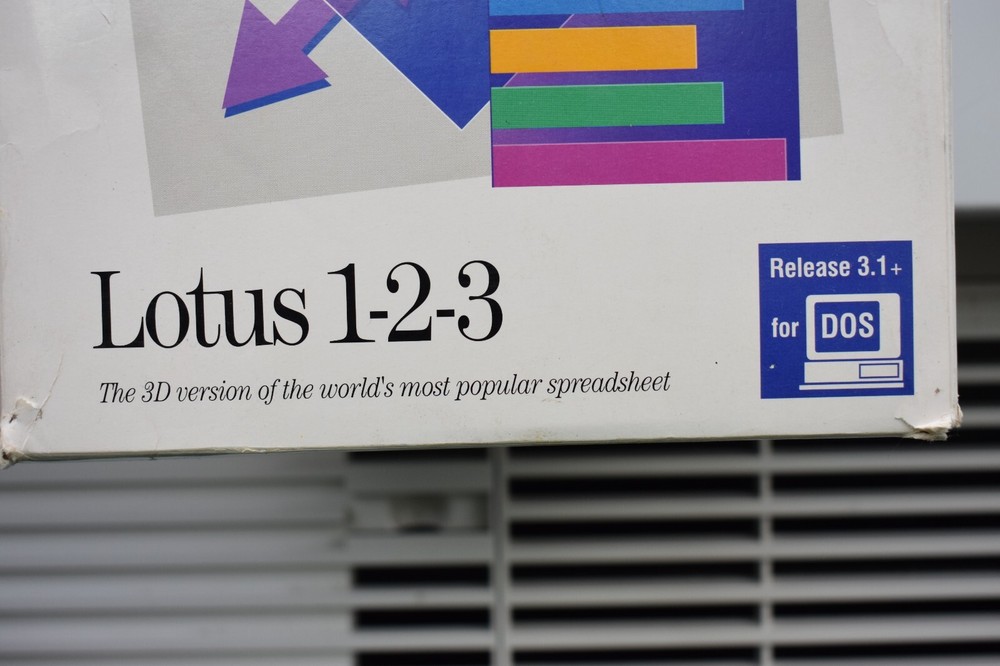 Lotus 123 for DOS Release 3.1+