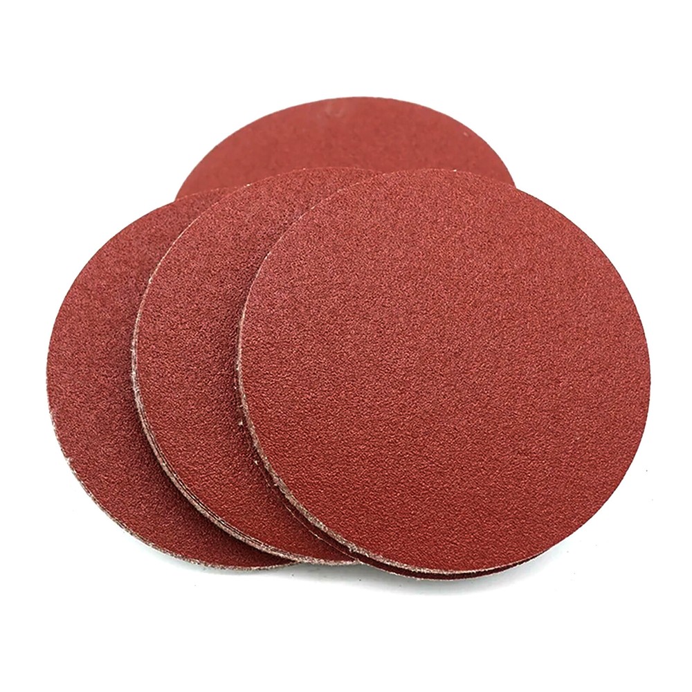 125mm Sanding Discs 4 inch Sander Pads Sandpaper 40 - 2000 grits Hook & Loop/Red