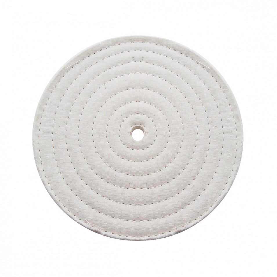6" Assorted Muslin Buff - 1/2" Arbor