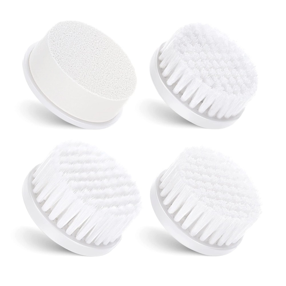 Compatible 7-in-1 Face Cleansing Brush Replacement Heads - 4 Pack