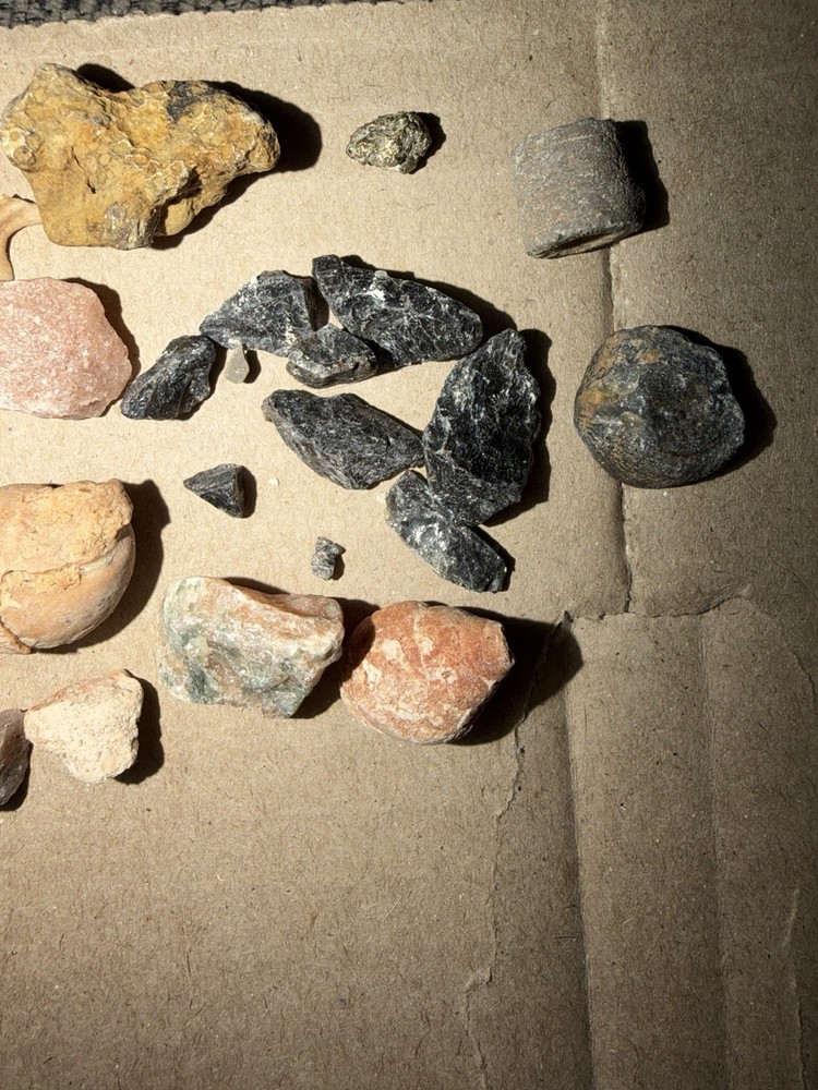 Assorted Rocks and Mineral Specimens Collection Mixed Lot