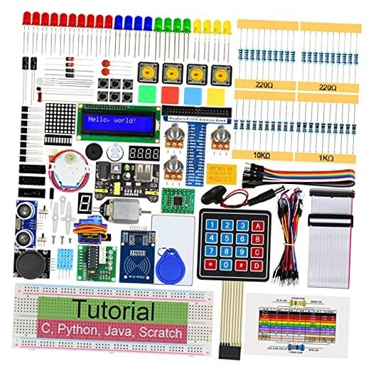 RFID Starter Kit for Raspberry Pi 4 B 3 B+ 400, 544-Page Detailed Tutorials,