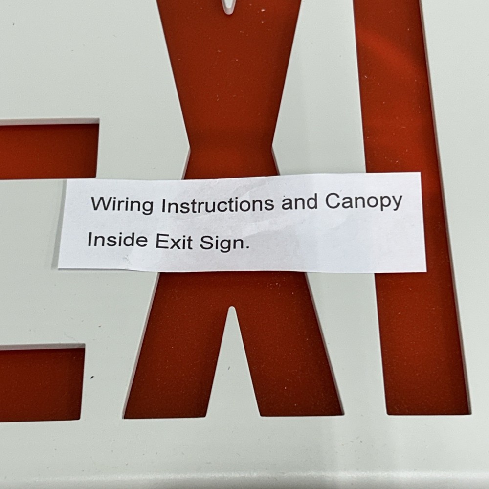 ENVOY Exit Sign Double Sided EEXA2RGWEM