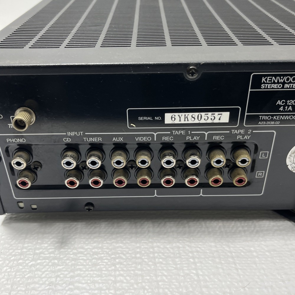 Kenwood KA-95 Amplifier Works Tested Input Source Buttons Return Issue