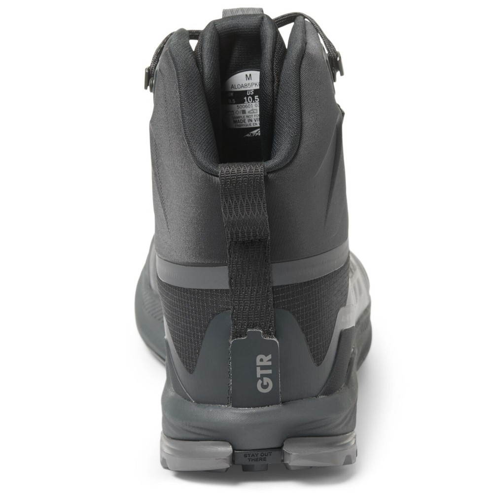 Altra Men's Lone Peak 9 Waterproof Mid Black Boots