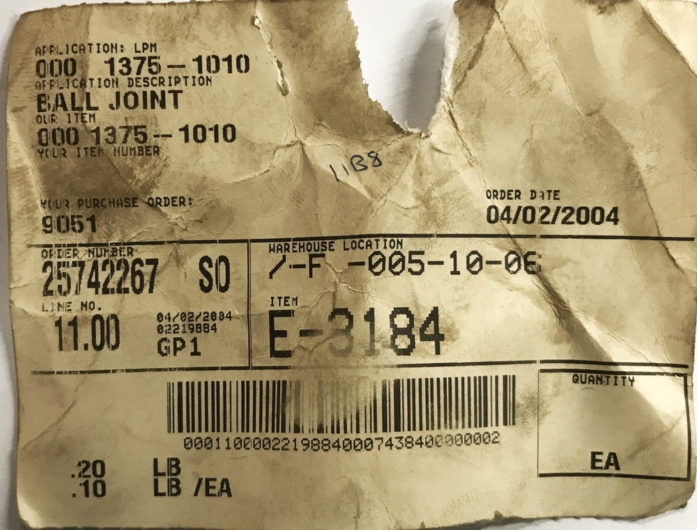 LPM Rod End Coupling 1375-1010 NOS