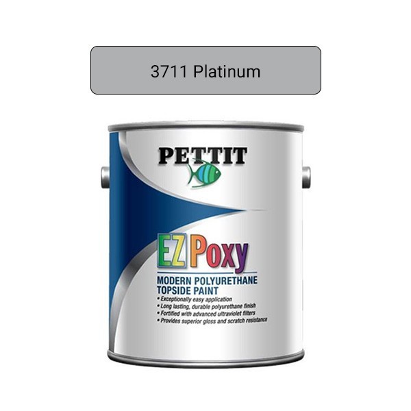 Pettit 3711Q EZ-Poxy Polyurethane Topside Finish, Platinum - Quart