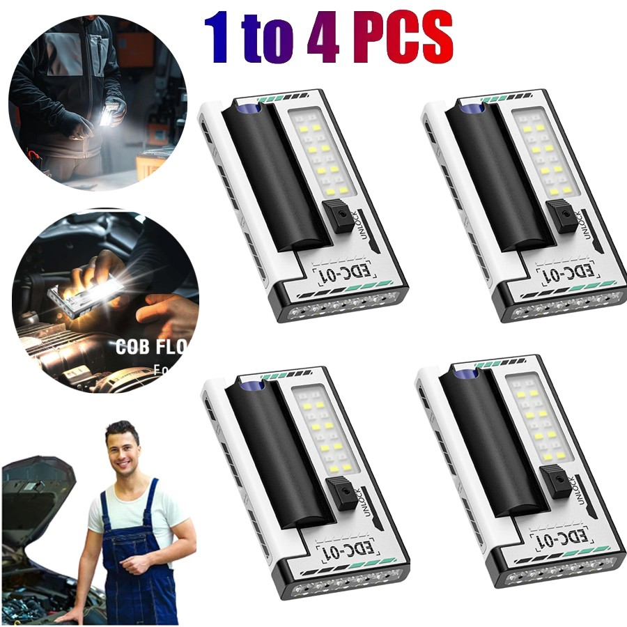 1-4PCS 95000000LM Super Bright LED Tactical Flashlight Rechargeable Work Light